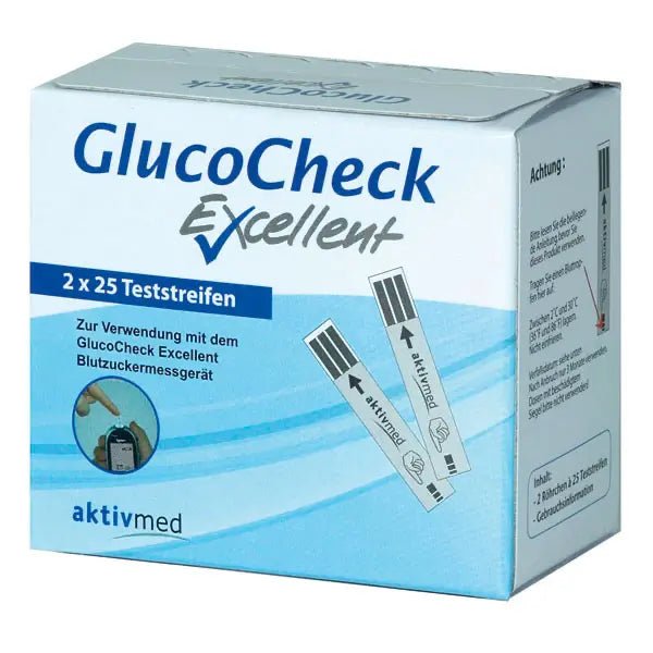 GlucoCheck Blutzuckerteststreifen - Excellent Kontrolllösung, niedrig, 4 ml - GlucoCheck